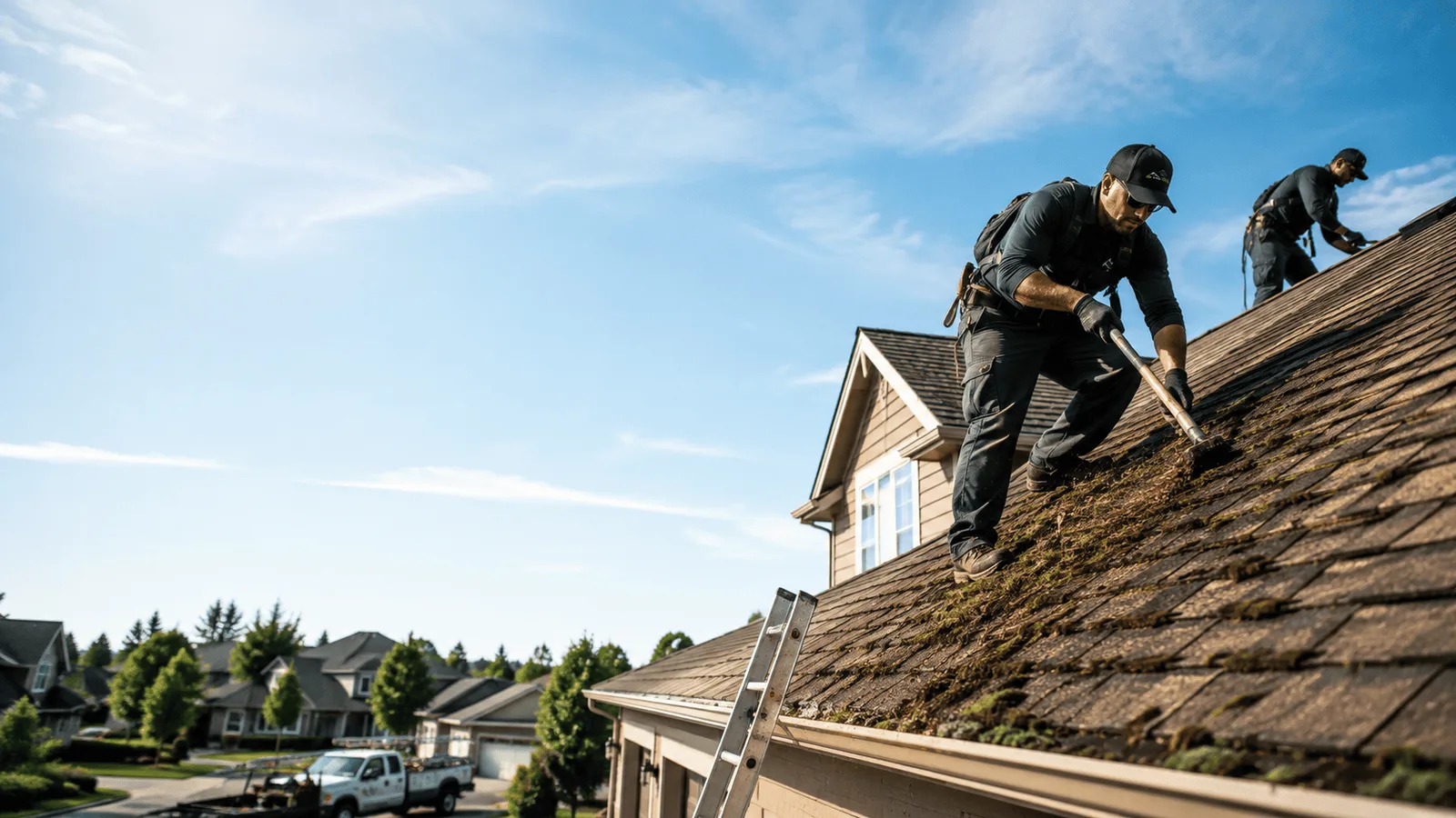 Roof Moss Removal in Bonfield, IL near me